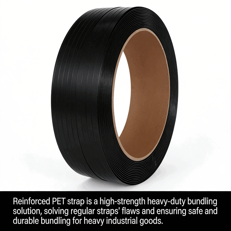 Reinforced PET strap