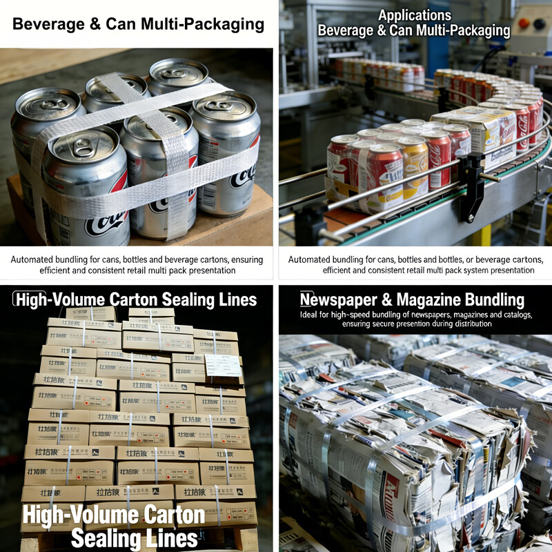 pp strap for machine application