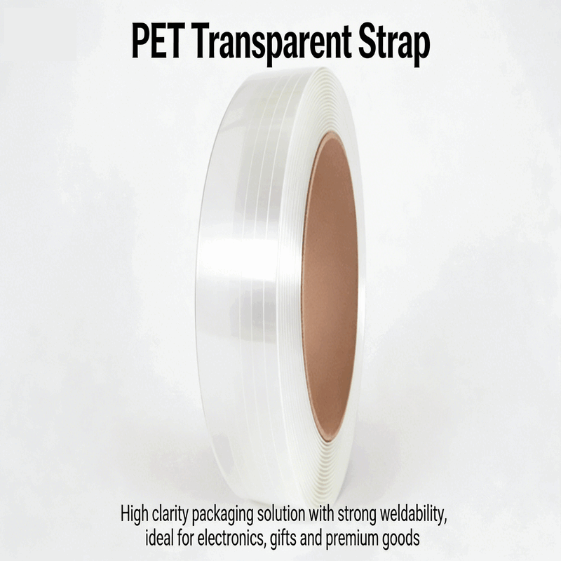 PET transparent strap