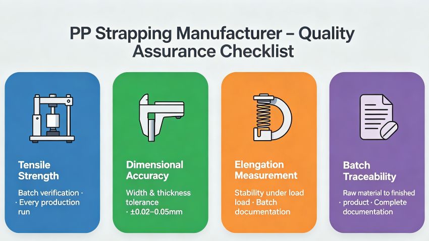 P Strapping Manufacturer Quality Assurance Checklist