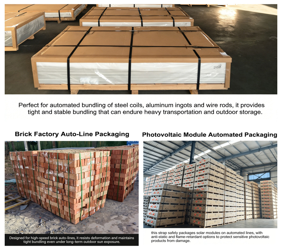 automatic PET strap application