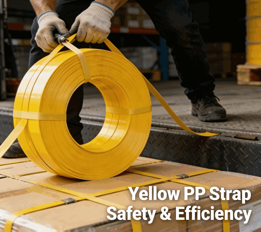 yellow pp strap