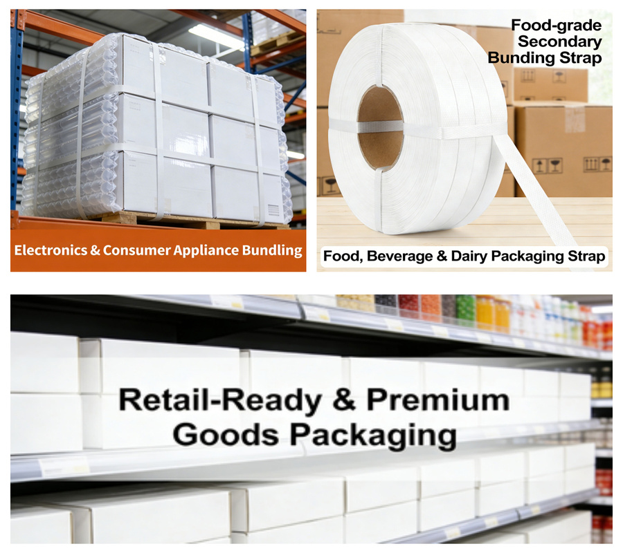 white pp strap application