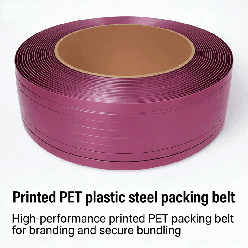 printing PET plastic steel packing tape