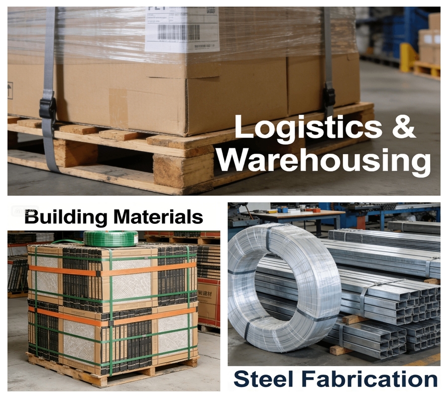 PET strapping belt application