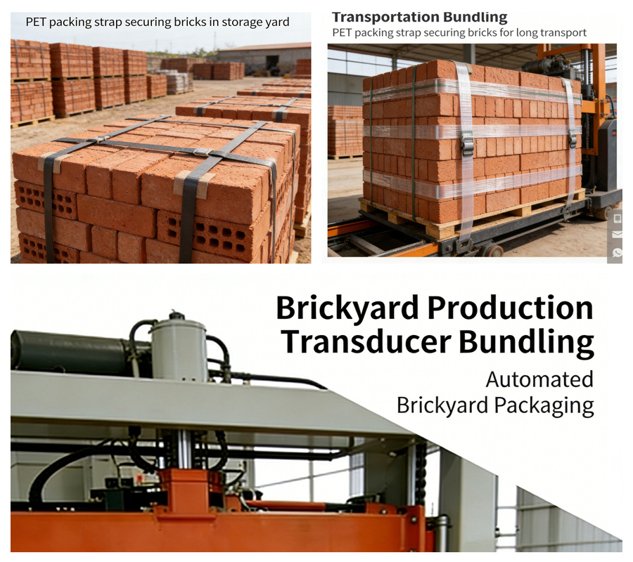 brickyard automatic PET packing strap application